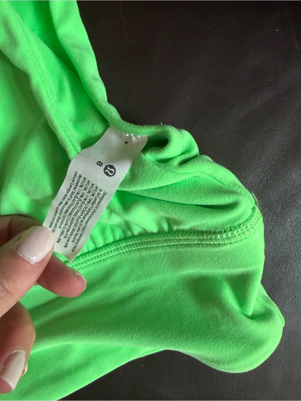 lululemon athletica Neon Green Sports Bra